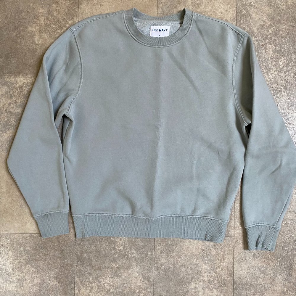 Men's Crewneck Sweatshirt, Size Small, Color Silver Sage